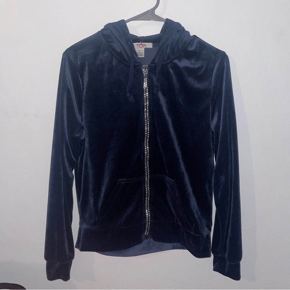Velvet Zip Up